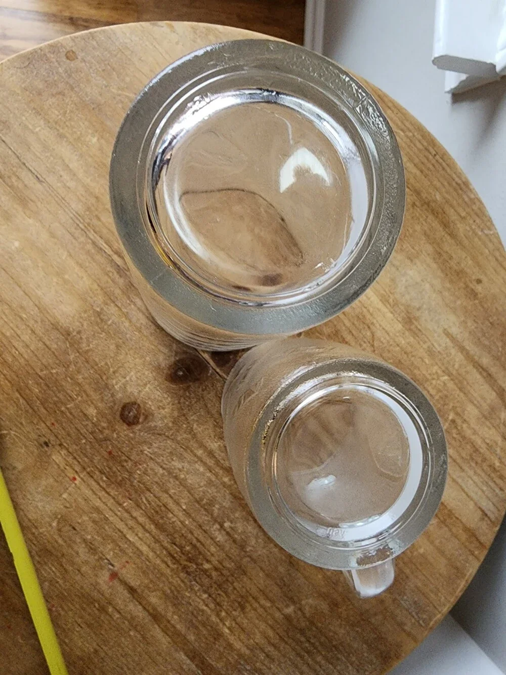 Vintage Clear Coca-Cola Bottle Fying Print Pebble Textured Glass Tumbler & Mug